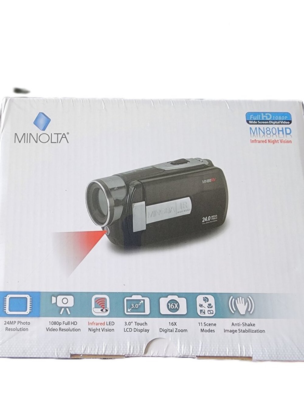 Minolta MN80HD Infrared Night Vision Video Camera